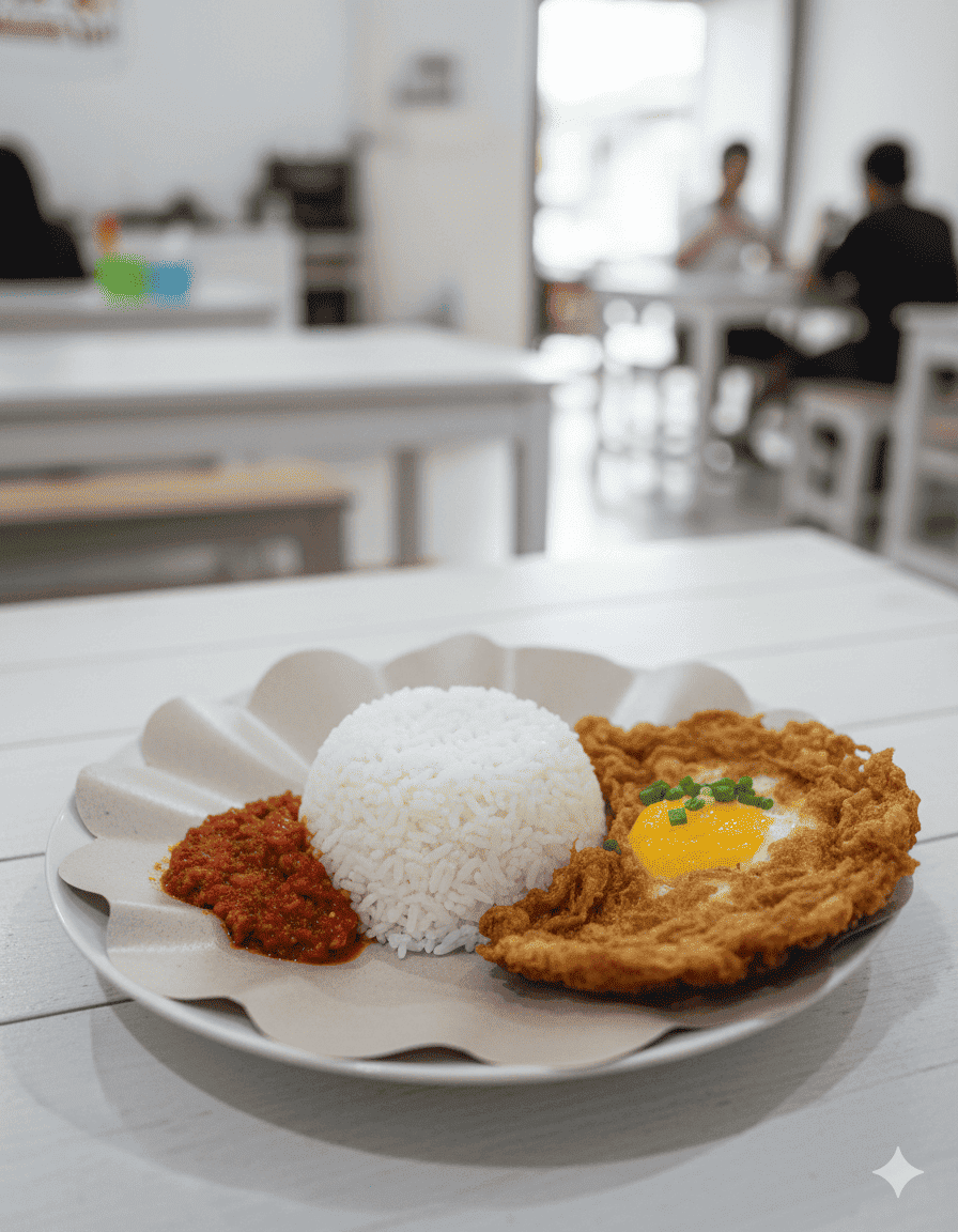 Nasi Telor sarang burung